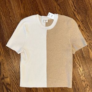 Abercrombie & Fitch Color-block Top XL NWT